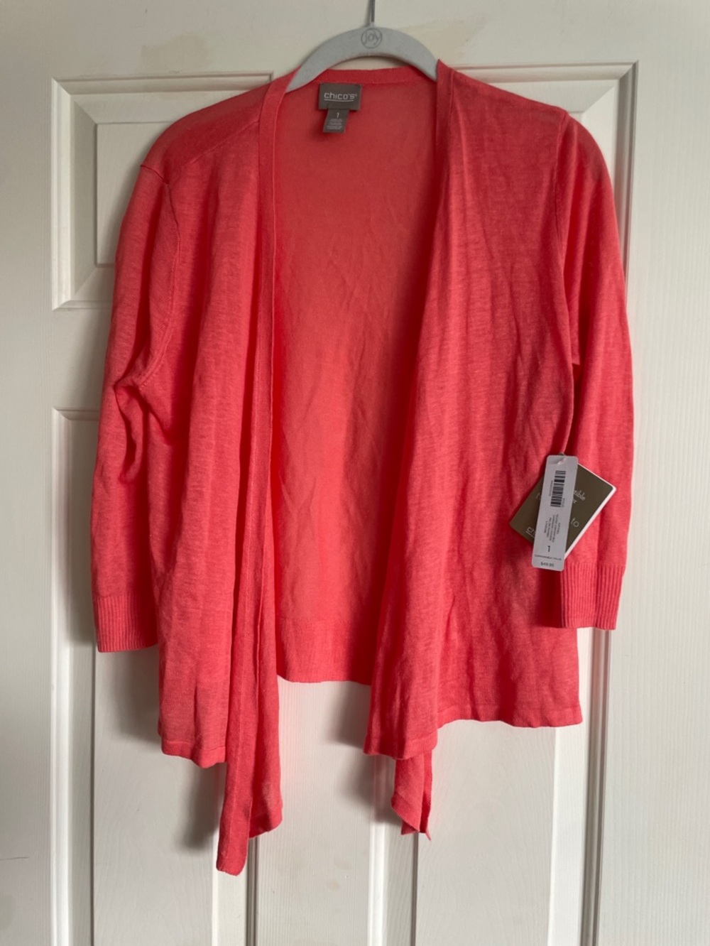 NWT Chicos size 1 (medium) convertible sweater wear 2 ways original price $50